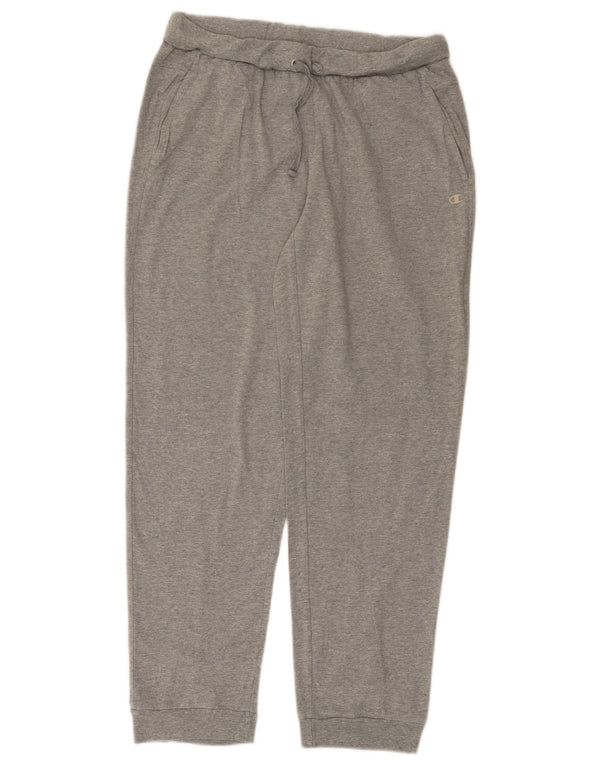 Calça esportiva feminina Champion Heritage Fit Joggers UK 14 grande cinza