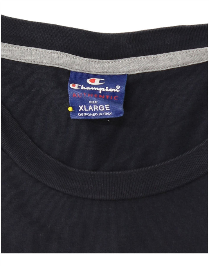 Camiseta masculina Champion Top XL Azul Marinho
