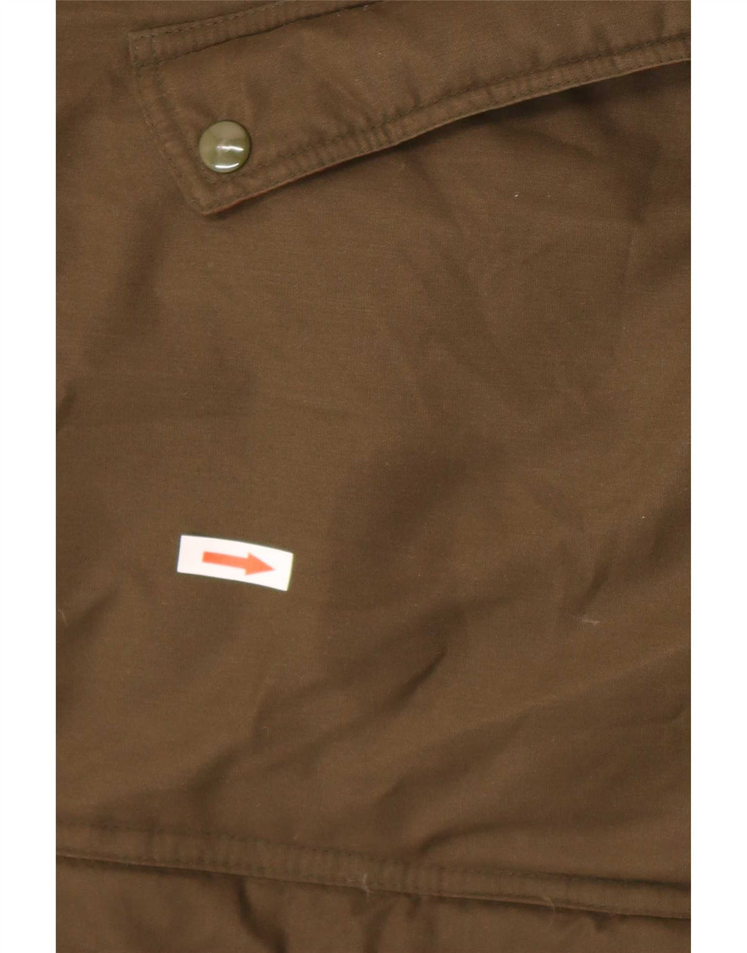Jaqueta acolchoada masculina vintage UK 42 XL marrom