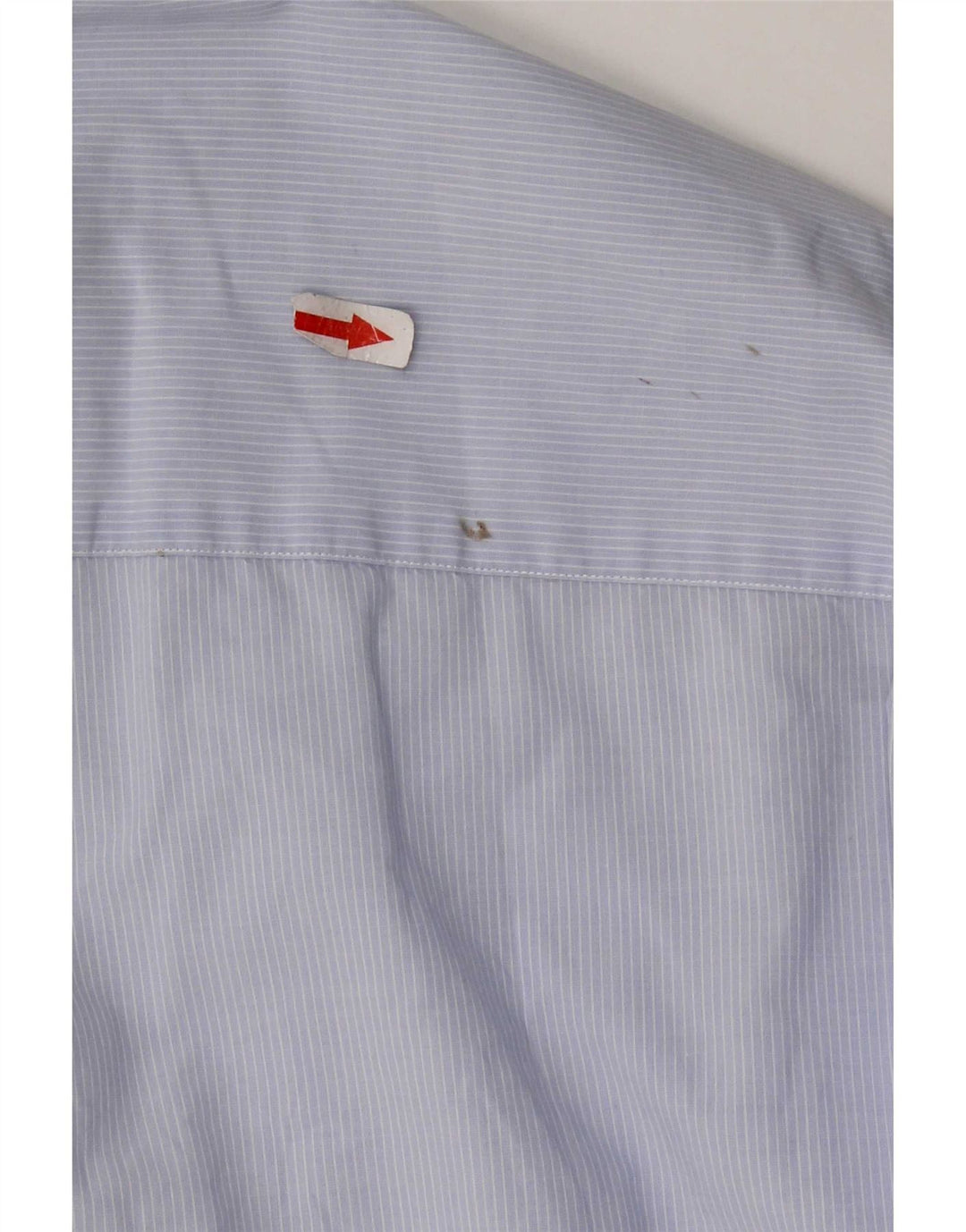 Camisa masculina casual Massimo Dutti 2XL risca de giz azul