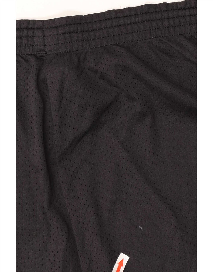 Shorts esportivos masculinos Champion médio preto nylon