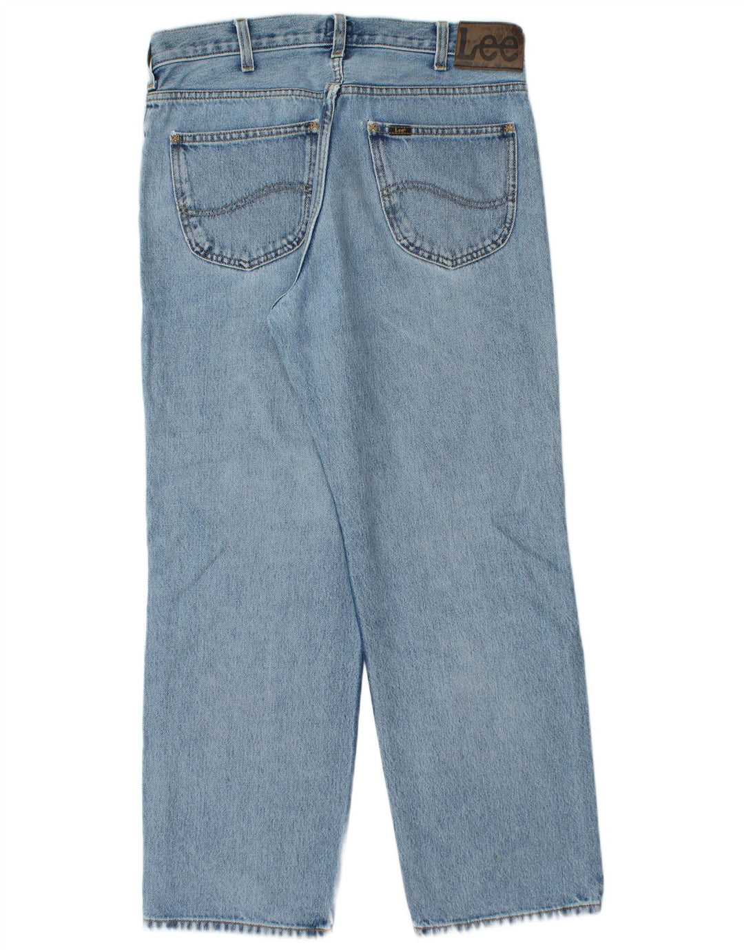 Calça jeans reta masculina LEE Brooklyn Comfort W36 L30 azul algodão