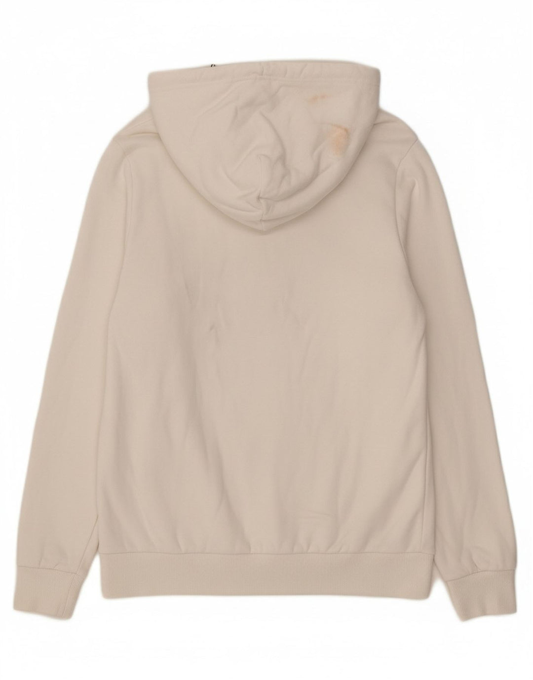 DIESEL moletom com capuz gráfico masculino médio algodão branco