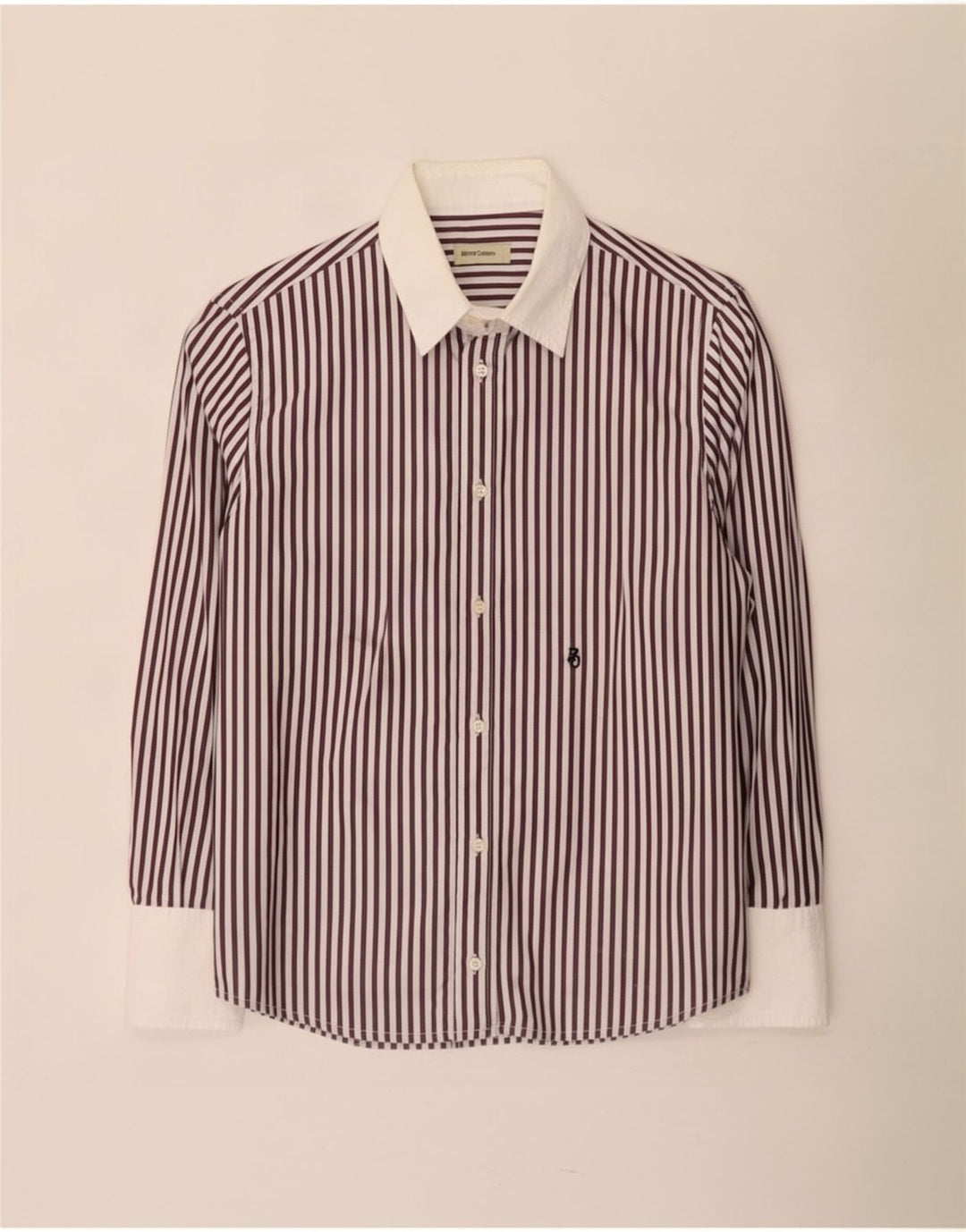 Camisa feminina Henry Cottons IT 44 risca de giz branca média