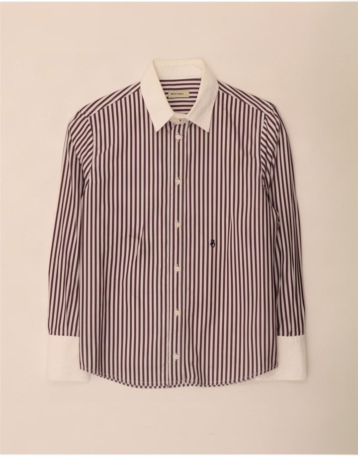 Camisa feminina Henry Cottons IT 44 risca de giz branca média