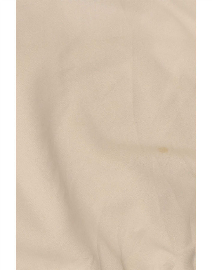 Adidas Mens Zip Neck Moletom Jumper XL Branco Algodão