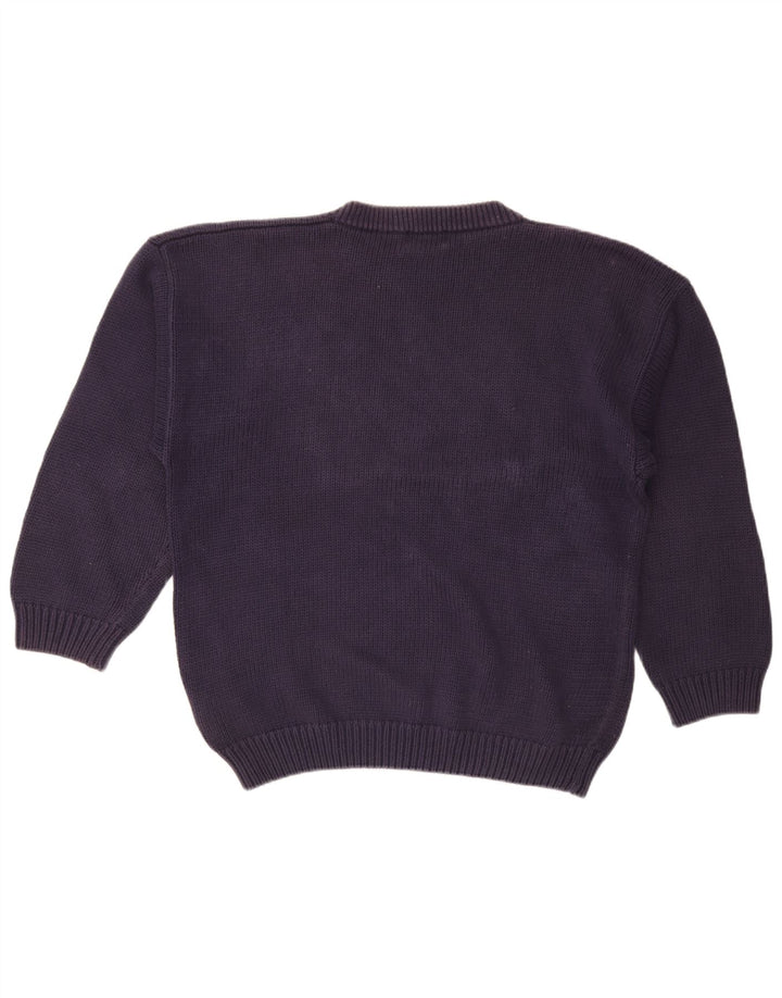 Suéter masculino St. Bernard com gola redonda grande azul marinho Argyle/Diamante