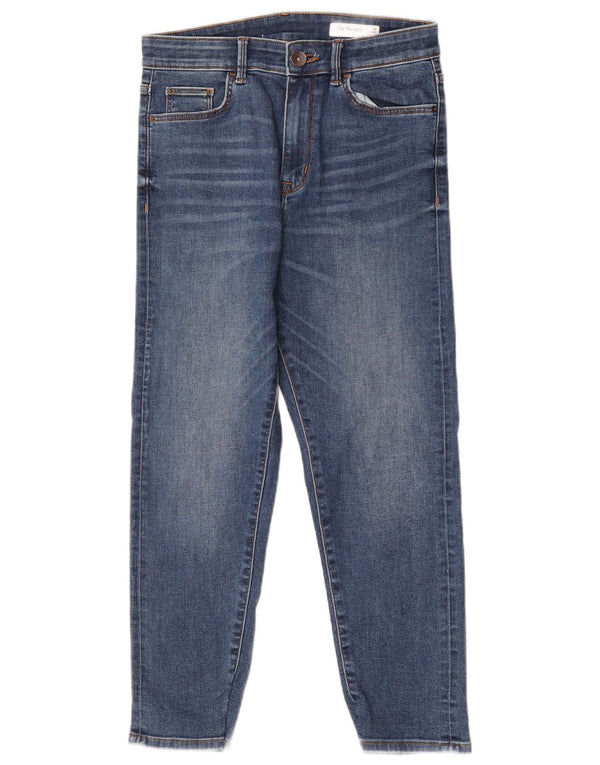 Calça Jeans Marks & Spencer Feminina Cigarette Crop Slim UK 10 Pequeno W28 L24 Azul