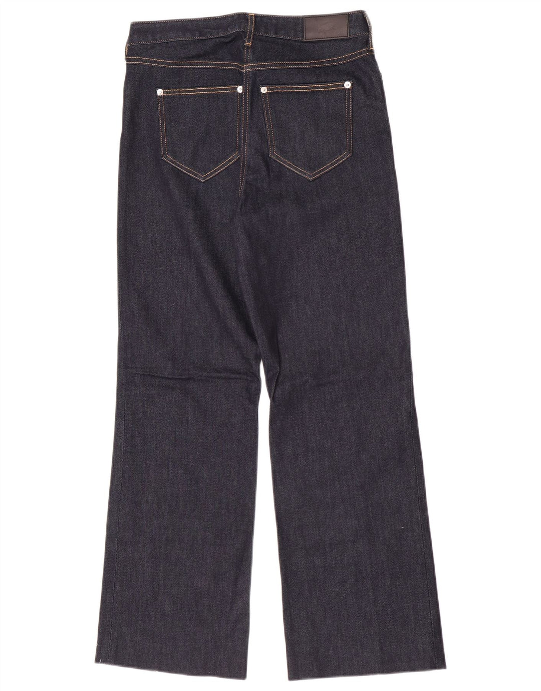 Calça Jeans Bootcut Feminina Lacoste Tamanho 36 Pequeno W28 L29 Azul Marinho Algodão