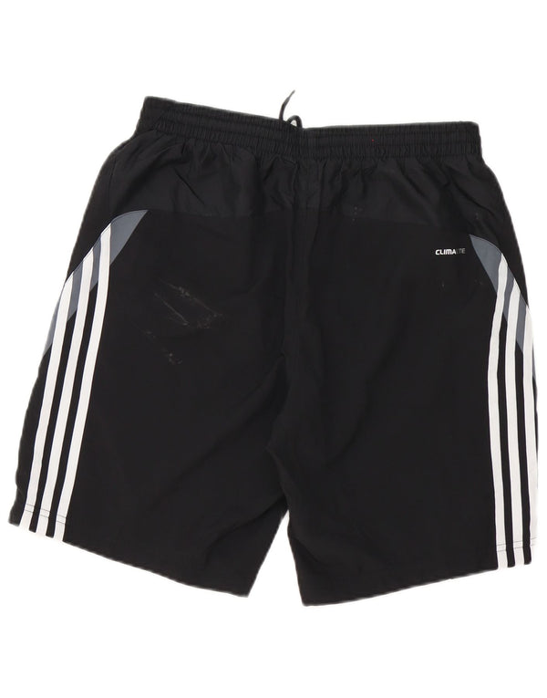 Adidas Mens Climalite Sport Shorts Pequeno Poliéster Colorblock Preto