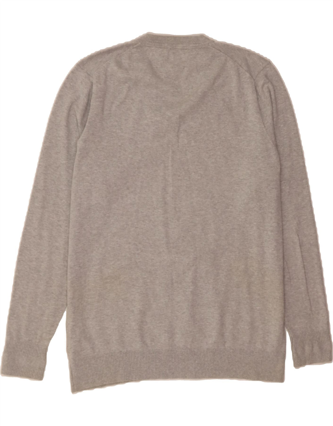TOMMY HILFIGER Womens V-Neck Jumper Sweater UK 20 2XL Grey Cotton Vintage Tommy Hilfiger and Second-Hand Tommy Hilfiger from Messina Hembry 