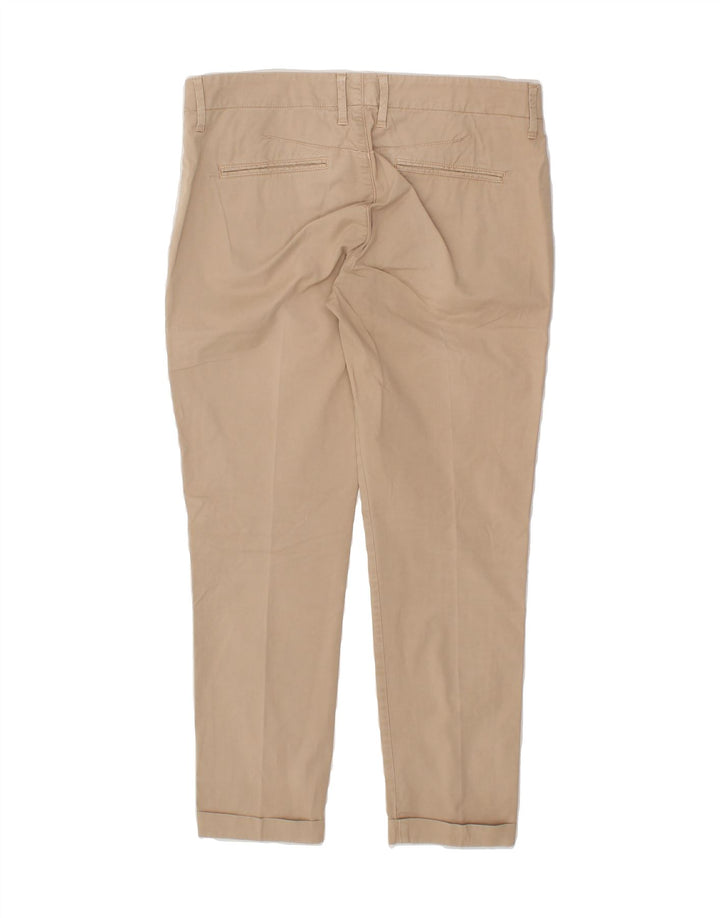 SIVIGLIA Womens Slim Chino Trousers W26 L26 Beige Cotton Vintage SIVIGLIA and Second-Hand SIVIGLIA from Messina Hembry 