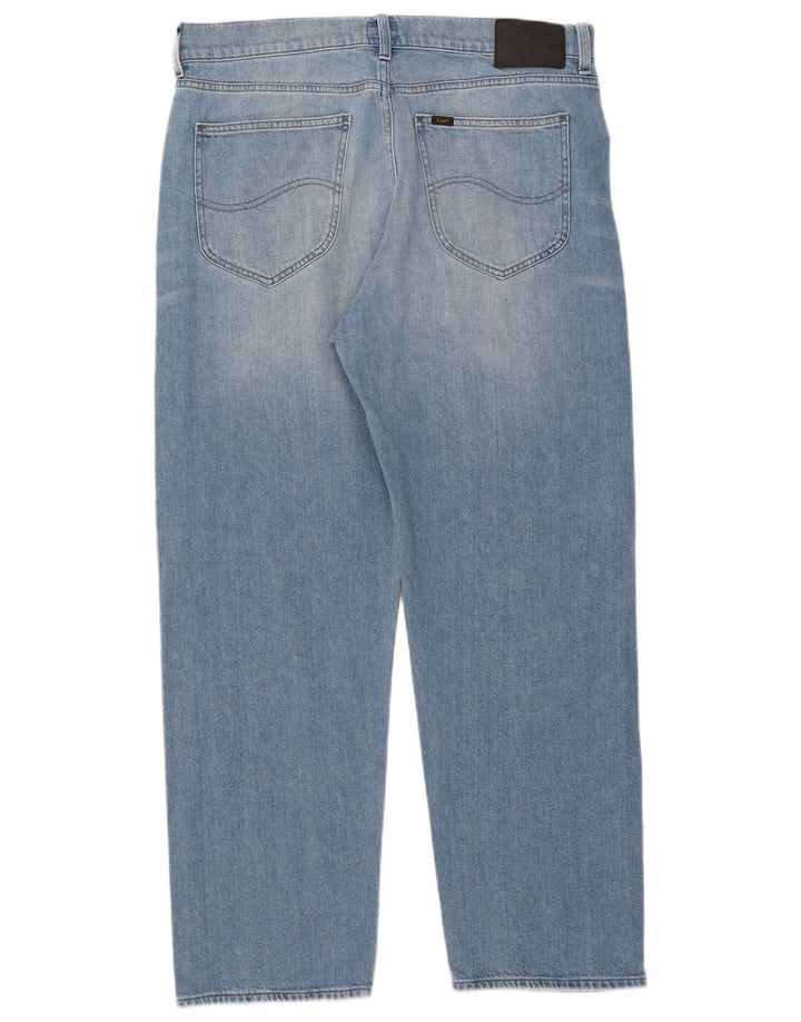 Jeans retos femininos Lee W34 L29 algodão azul