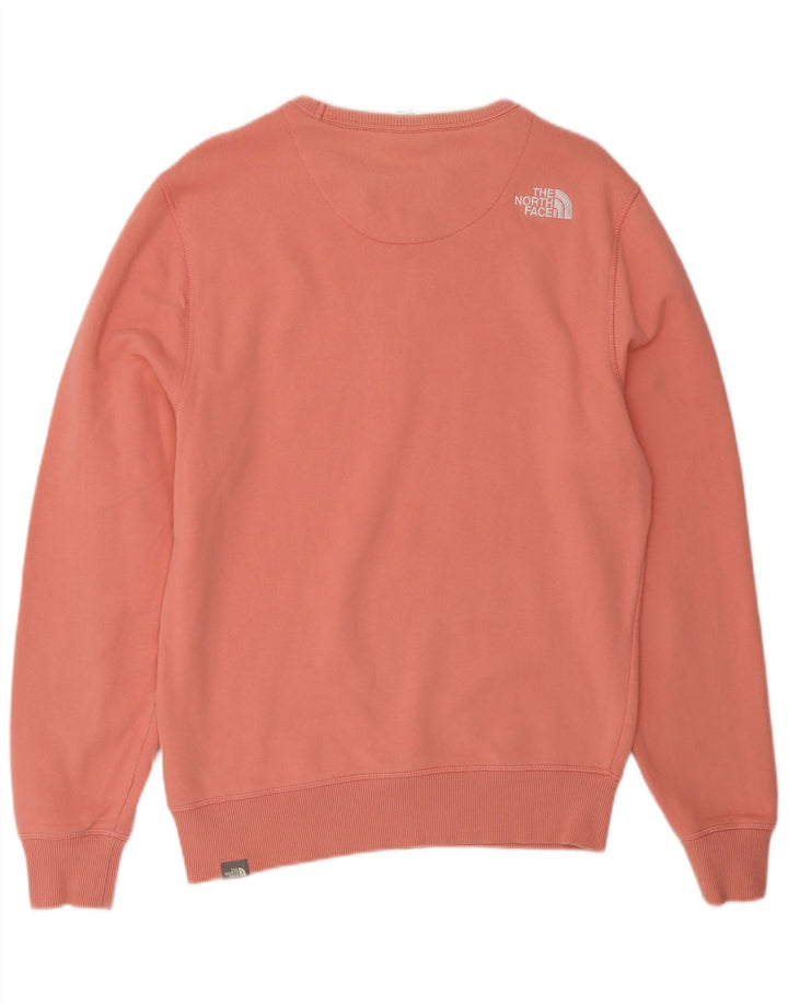 The North Face Mens Graphic Moletom Jumper Pequeno Algodão Rosa
