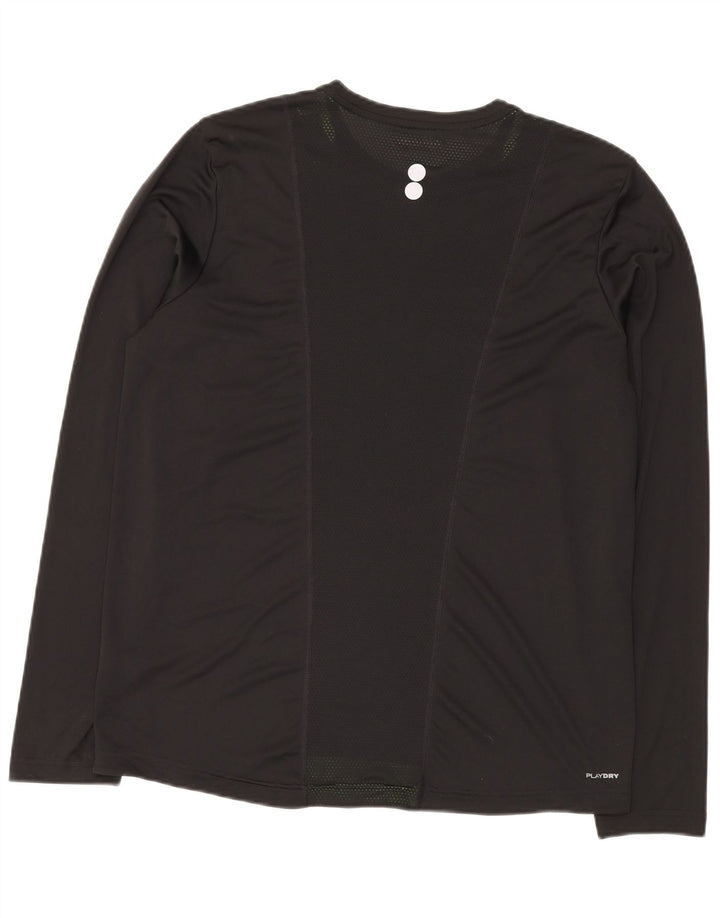 Reebok Mens Top Manga Longa Grande Poliéster Preto