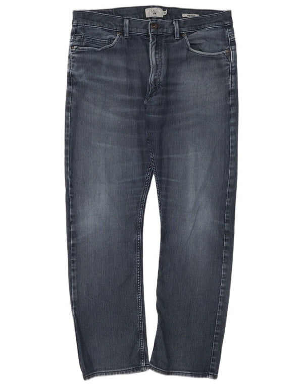 Marks & Spencer Mens Slim Jeans W36 L31 Azul Algodão