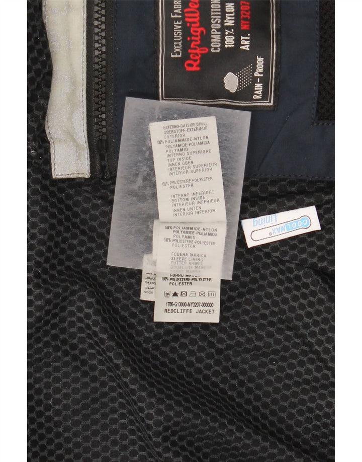 Jaqueta bomber masculina Refrigiwear UK 40 grande azul marinho poliamida