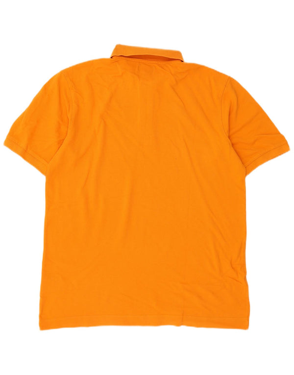Camisa polo masculina Kappa XL laranja algodão
