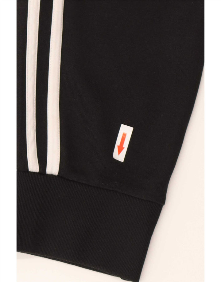 Adidas Mens Treino Calças Joggers Pequeno Poliéster Preto