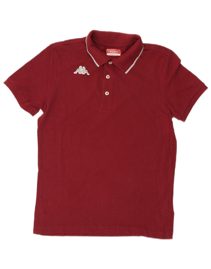 Camisa polo masculina KAPPA pequena algodão Borgonha