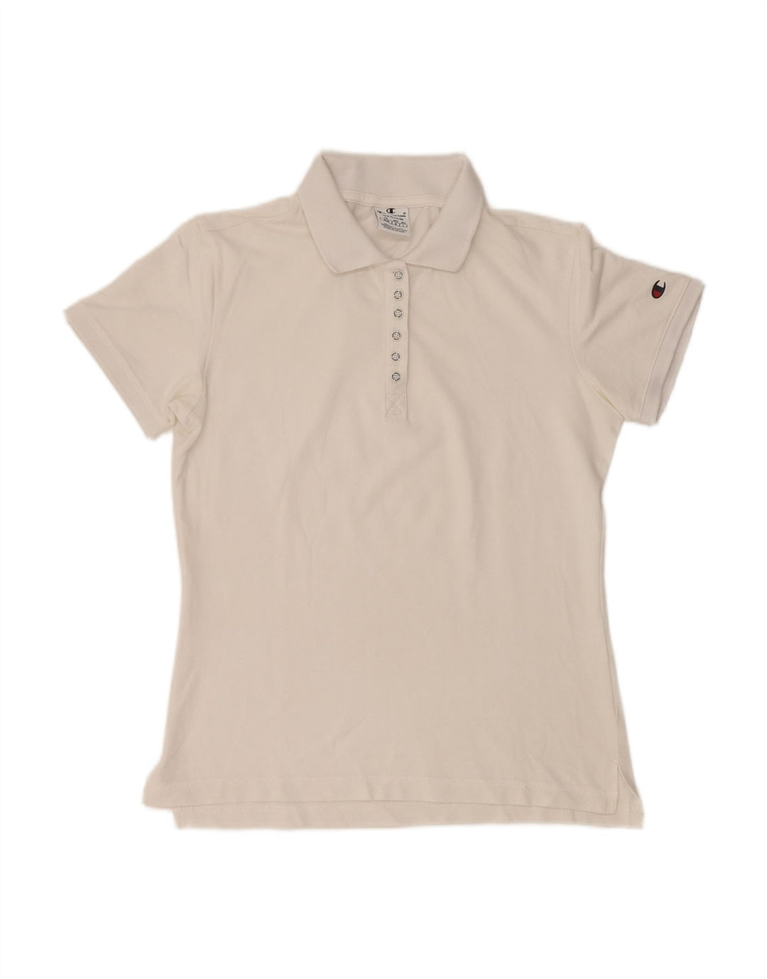 Camisa polo feminina CHAMPION UK 12 médio branco