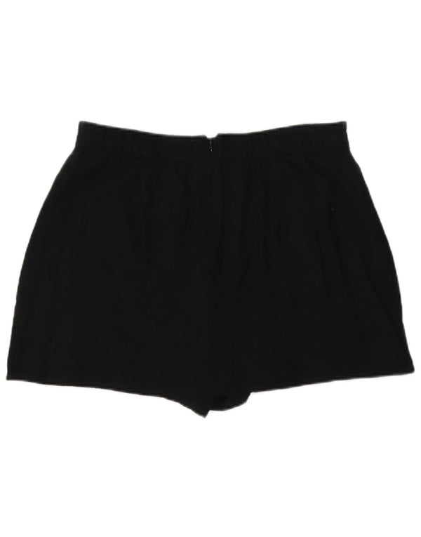 Mini saia skort feminina Hollister grande W34 linho preto