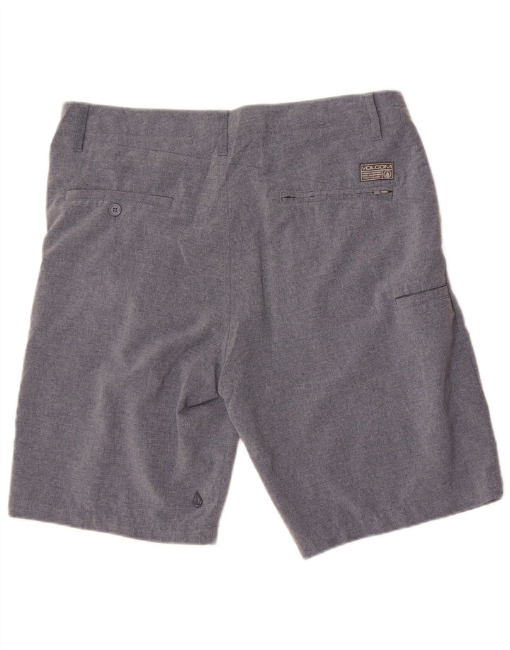 Shorts cargo masculino Volcom W33 poliéster azul marinho médio