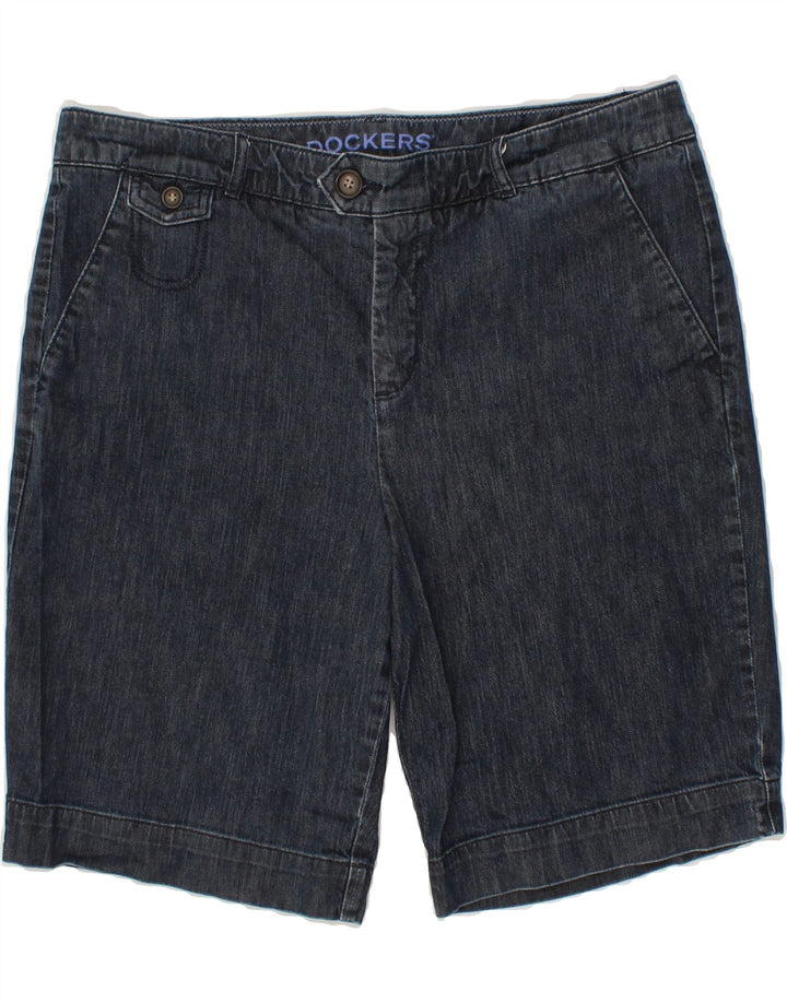 DOCKERS Womens Denim Shorts US 16 2XL W36  Blue Cotton Vintage Dockers and Second-Hand Dockers from Messina Hembry 