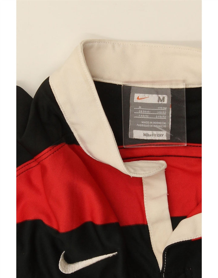 Camiseta gráfica masculina NIKE Top médio listrado vermelho