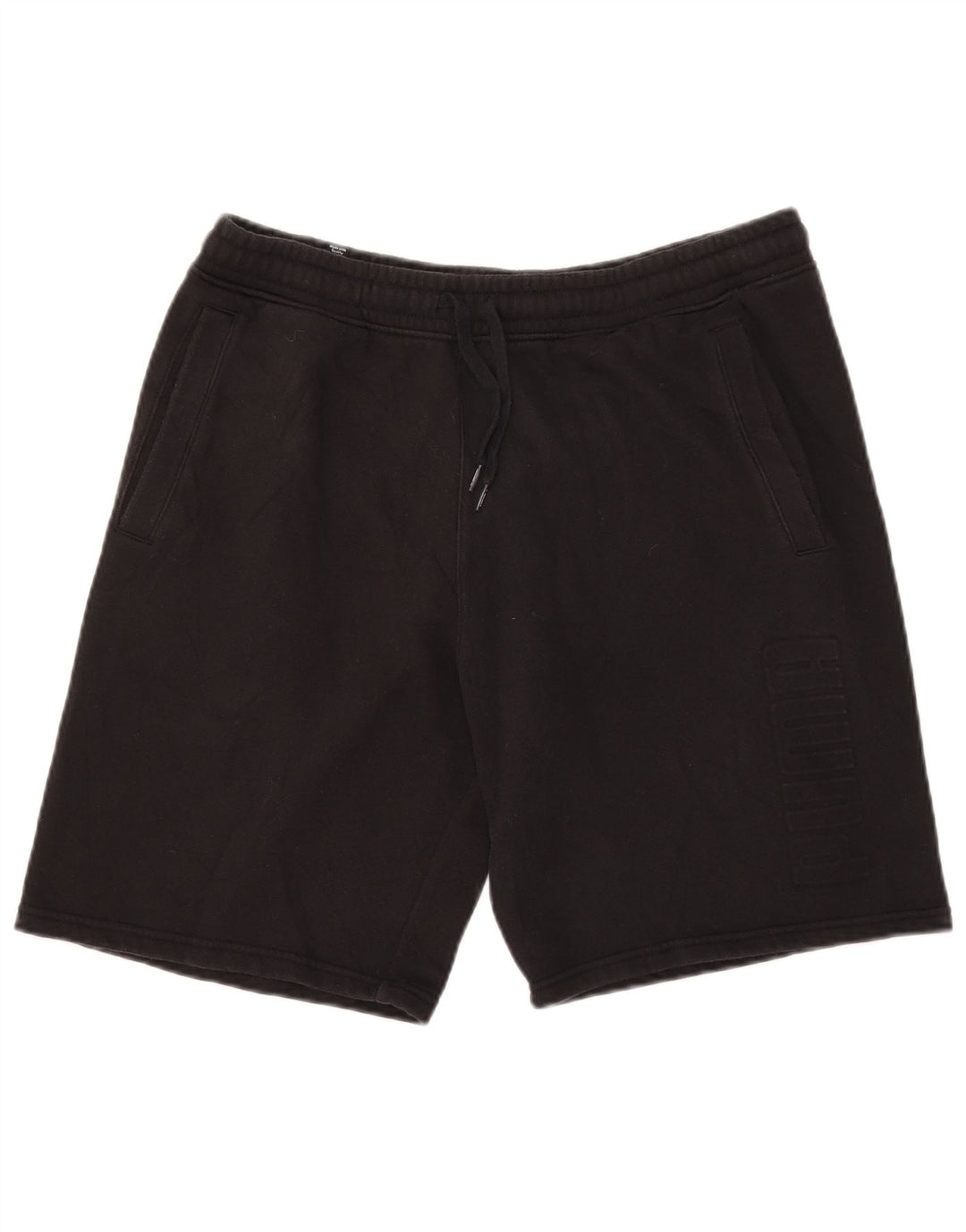 Shorts esportivos gráficos masculinos PUMA grandes pretos