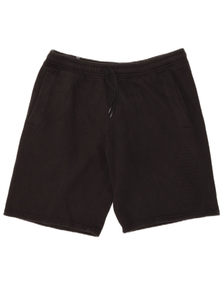 Shorts esportivos gráficos masculinos PUMA grandes pretos