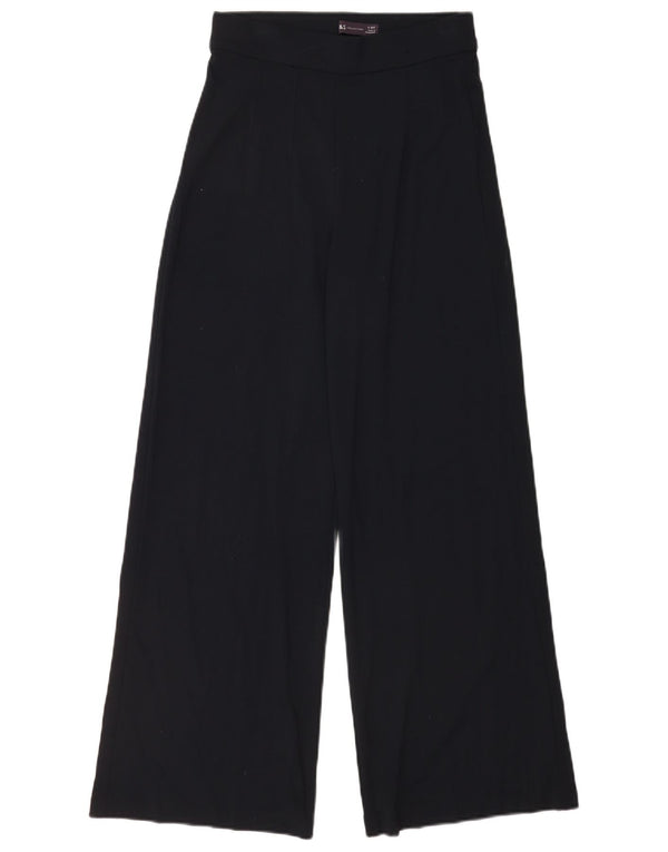 Calça feminina de cintura alta Marks & Spencer Reino Unido 8 pequena W26 L28 azul marinho