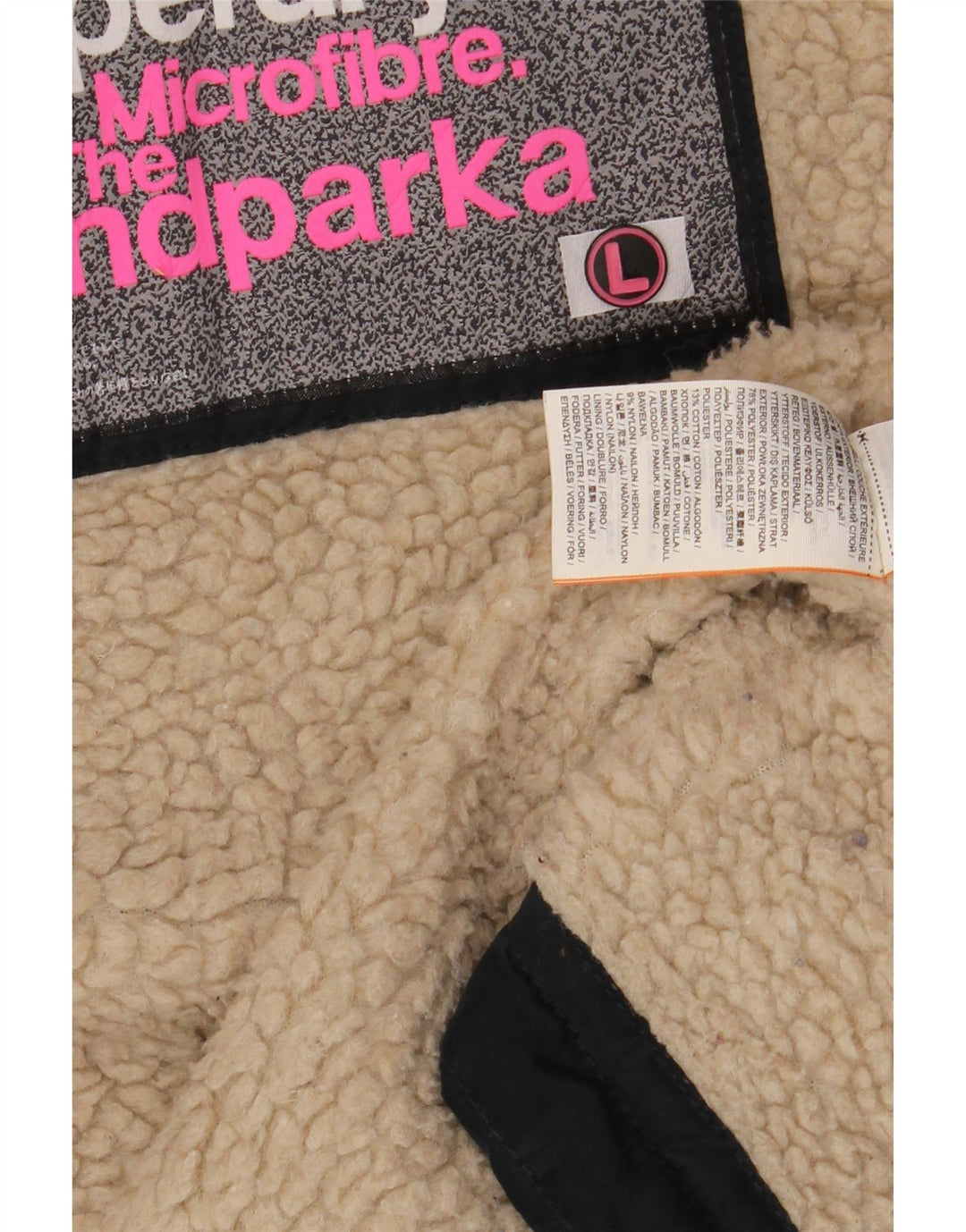 Jaqueta corta-vento feminina Superdry The windparka Reino Unido 16 grande azul marinho