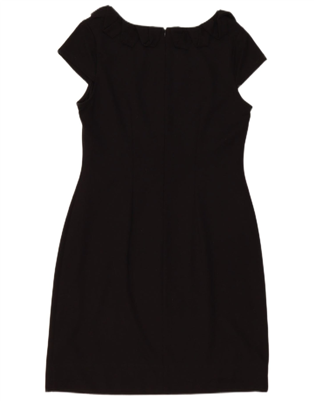 Vestido bainha feminino Marks & Spencer Reino Unido 14 grande poliéster preto