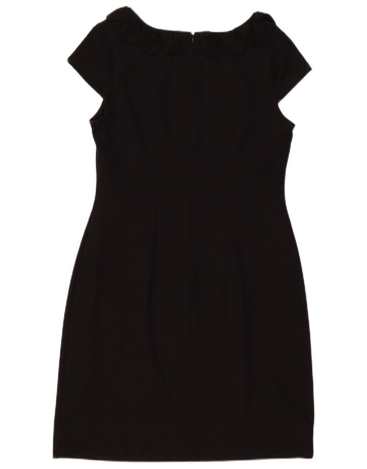 Vestido bainha feminino Marks & Spencer Reino Unido 14 grande poliéster preto