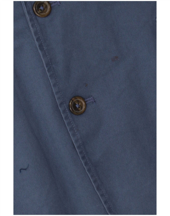 Jaqueta blazer masculina POLO RALPH LAUREN com 2 botões Reino Unido 42 XL azul marinho algodão