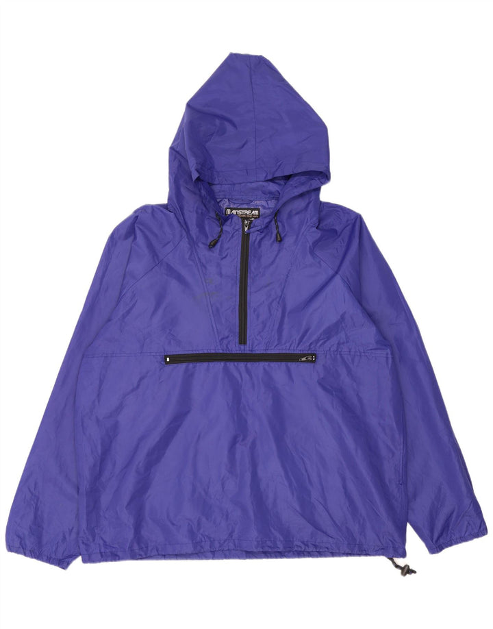 Poliéster roxo encapuçado Reino Unido 40 do revestimento de chuva do pulôver dos homens do vintage grande