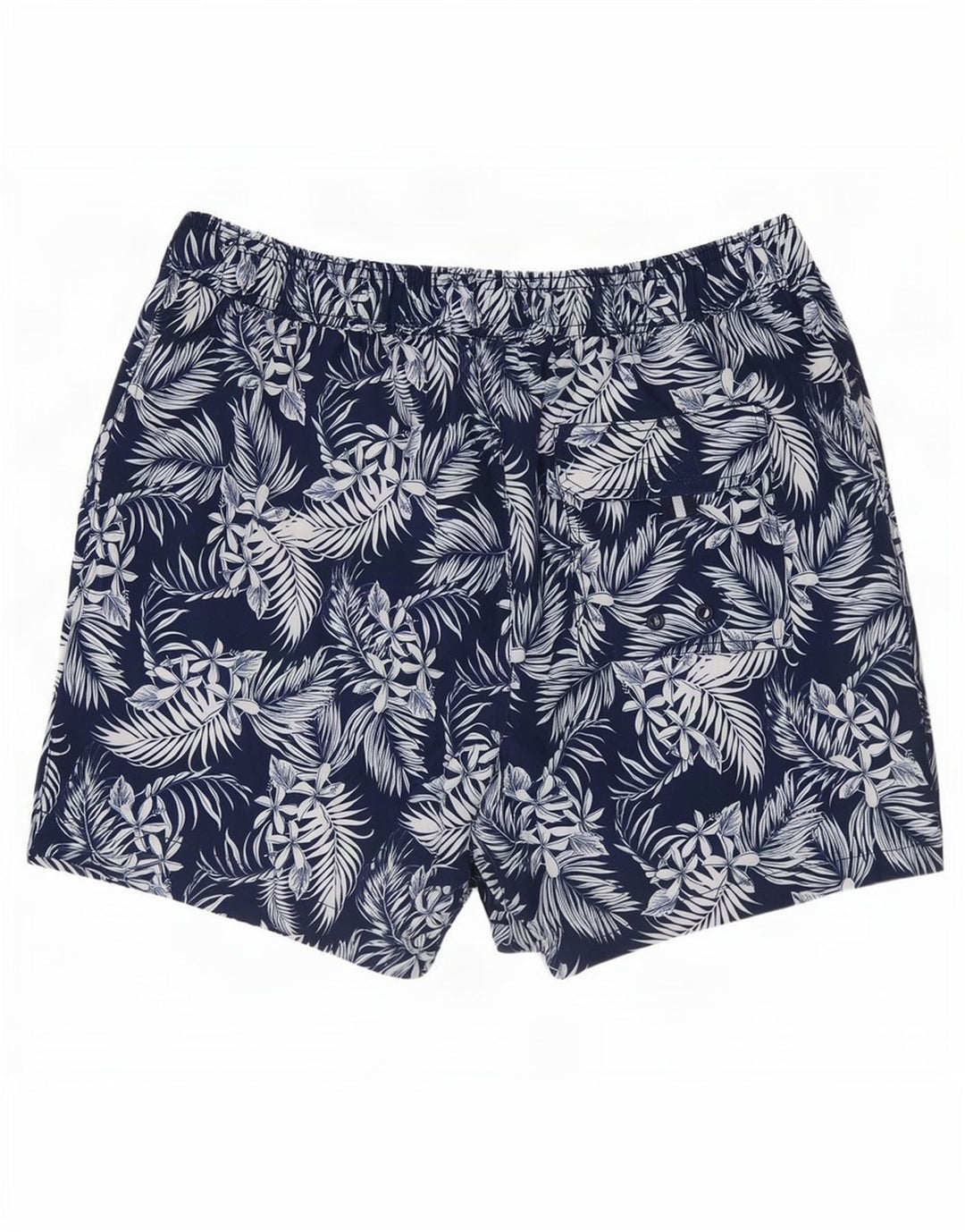 Shorts de natação masculino Crew Clothing médio azul marinho floral