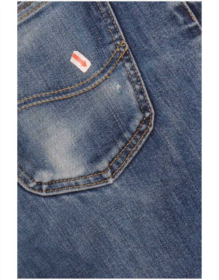 LEE Masculino Brooklyn Straight Jeans W36 L36 Azul Algodão