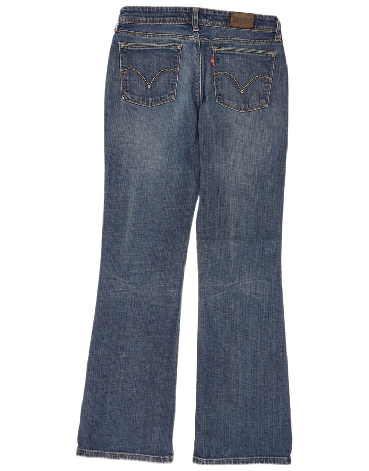 Calça jeans feminina Levi's 572 Bootcut W32 L32 azul algodão