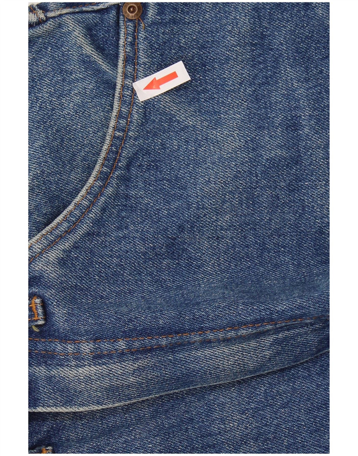 Saia jeans feminina RIFLE W28 algodão azul médio