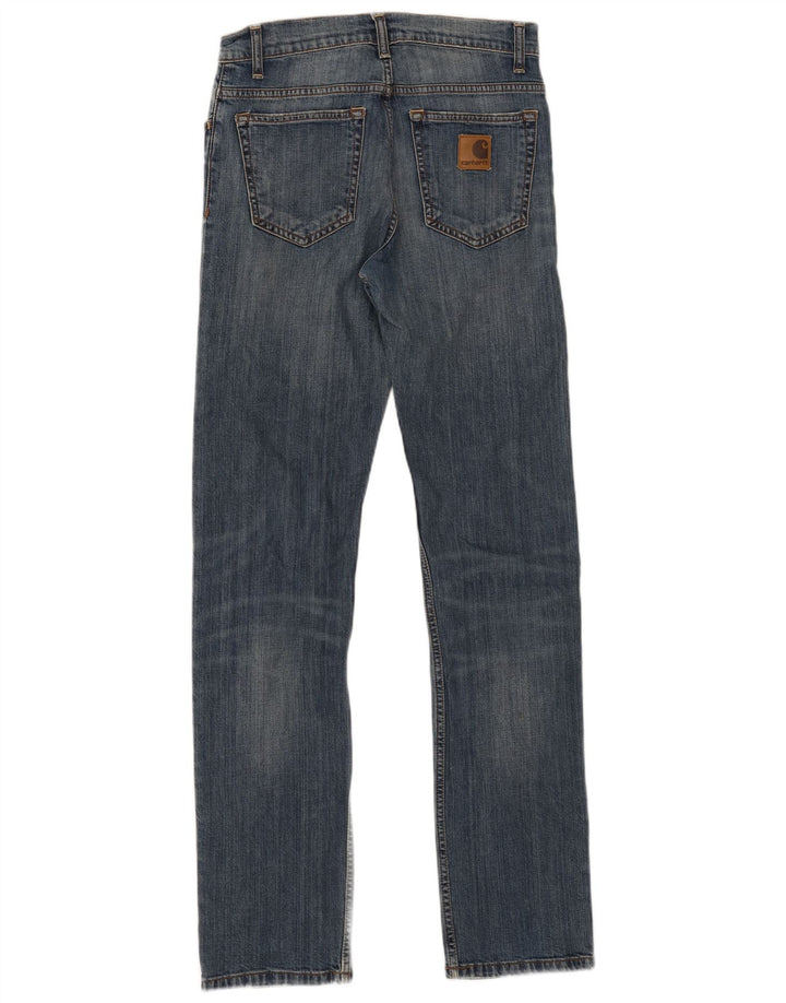Jeans retos femininos Carhartt W29 L34 algodão azul