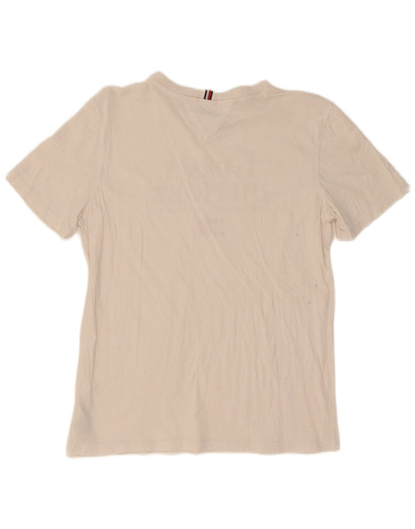 Camiseta Tommy Hilfiger Boys Graphic 15-16 Anos Algodão Branco