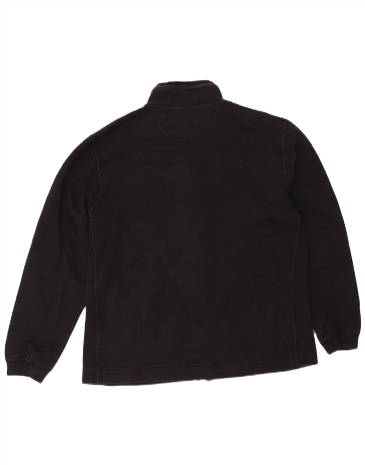 Champion Mens Treino Top Jaqueta XL Algodão Preto