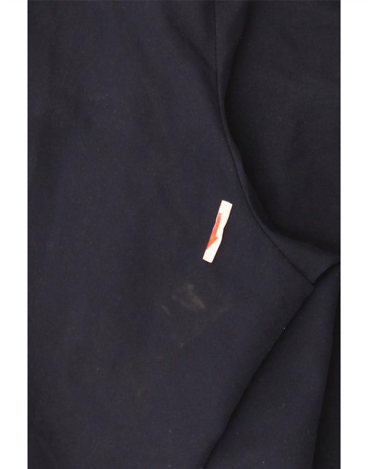 Shorts esportivos masculinos Adidas médio azul marinho poliéster