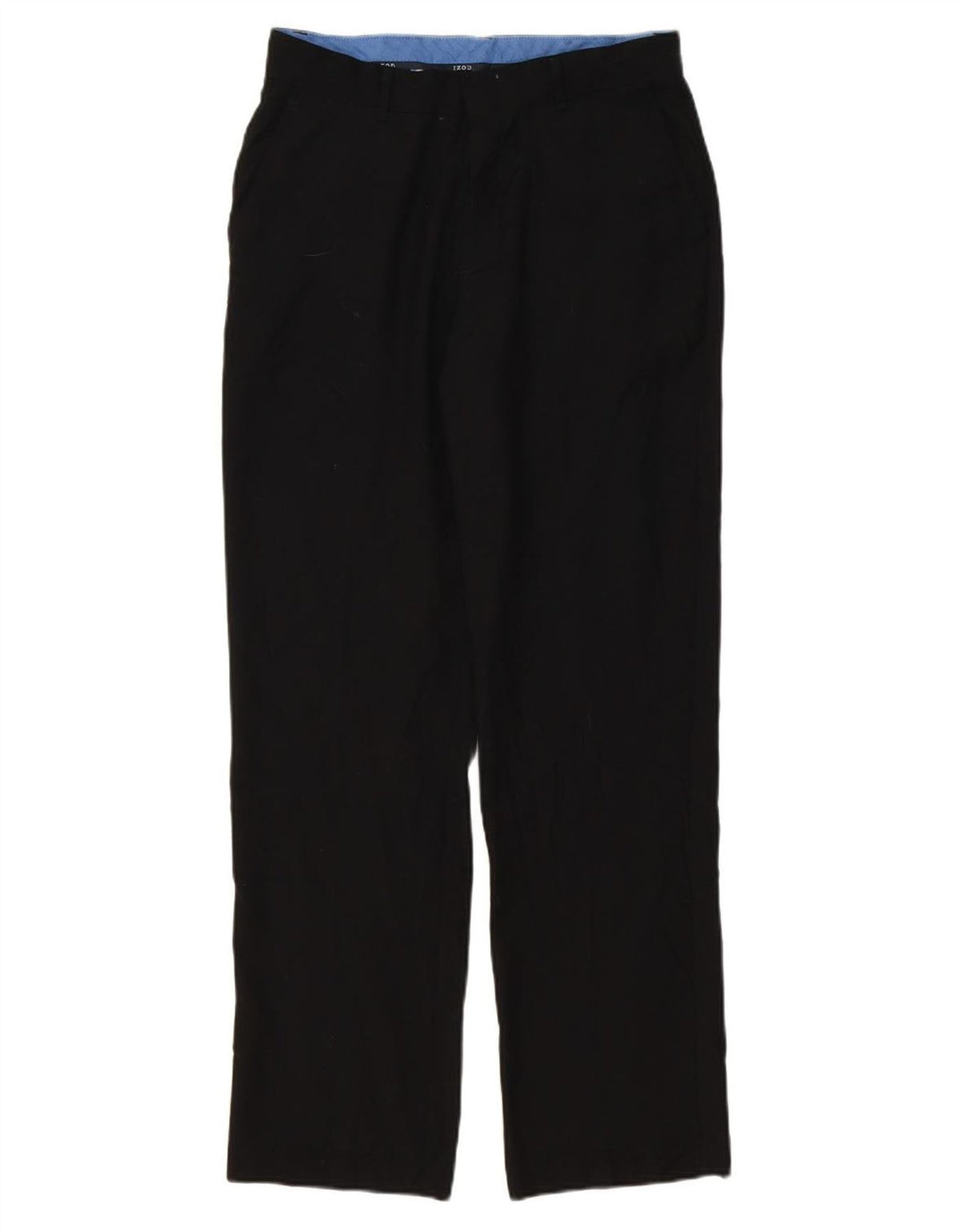 Calça chino reta masculina IZOD W30 L30 preta
