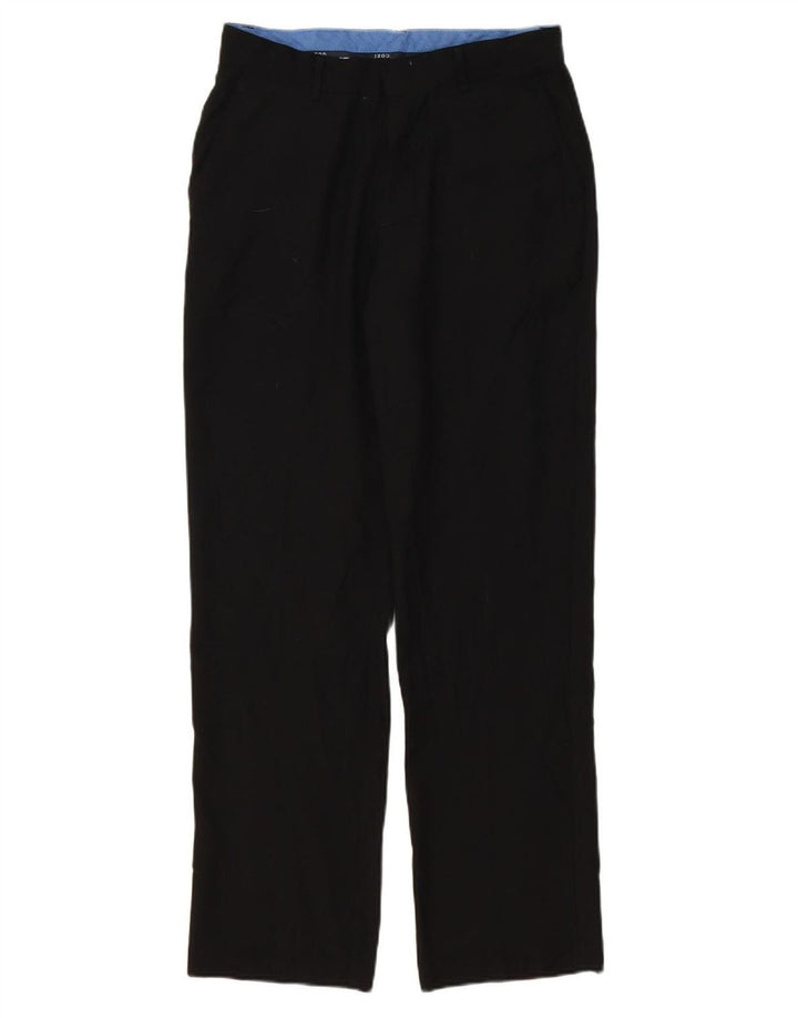 Calça chino reta masculina IZOD W30 L30 preta
