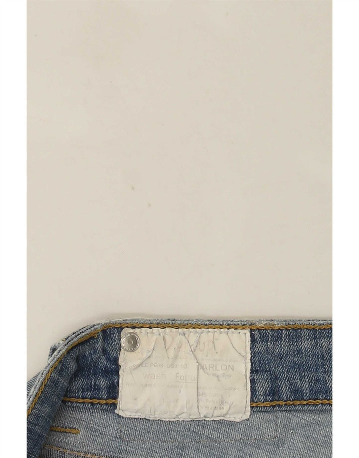 Dondup Jeans Slim Feminino W28 L27 Azul Algodão
