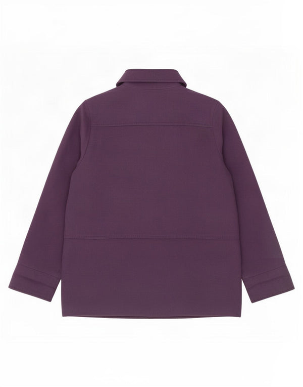 Marks & Spencer Womens Overcoat UK 16 Large Purple New Wool