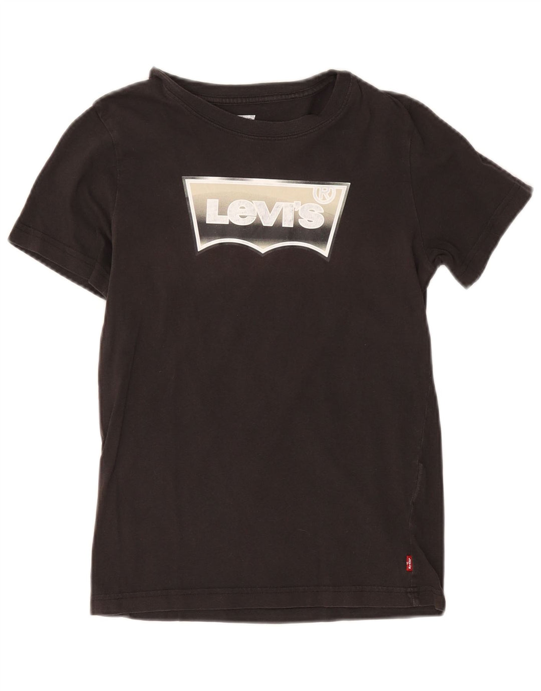 Camiseta Levi's Boys Graphic 11-12 Anos Algodão Preto